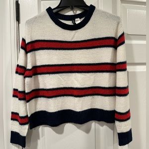 H&M Women’s Knitted Sweater- color:white - size:L - perfect condition